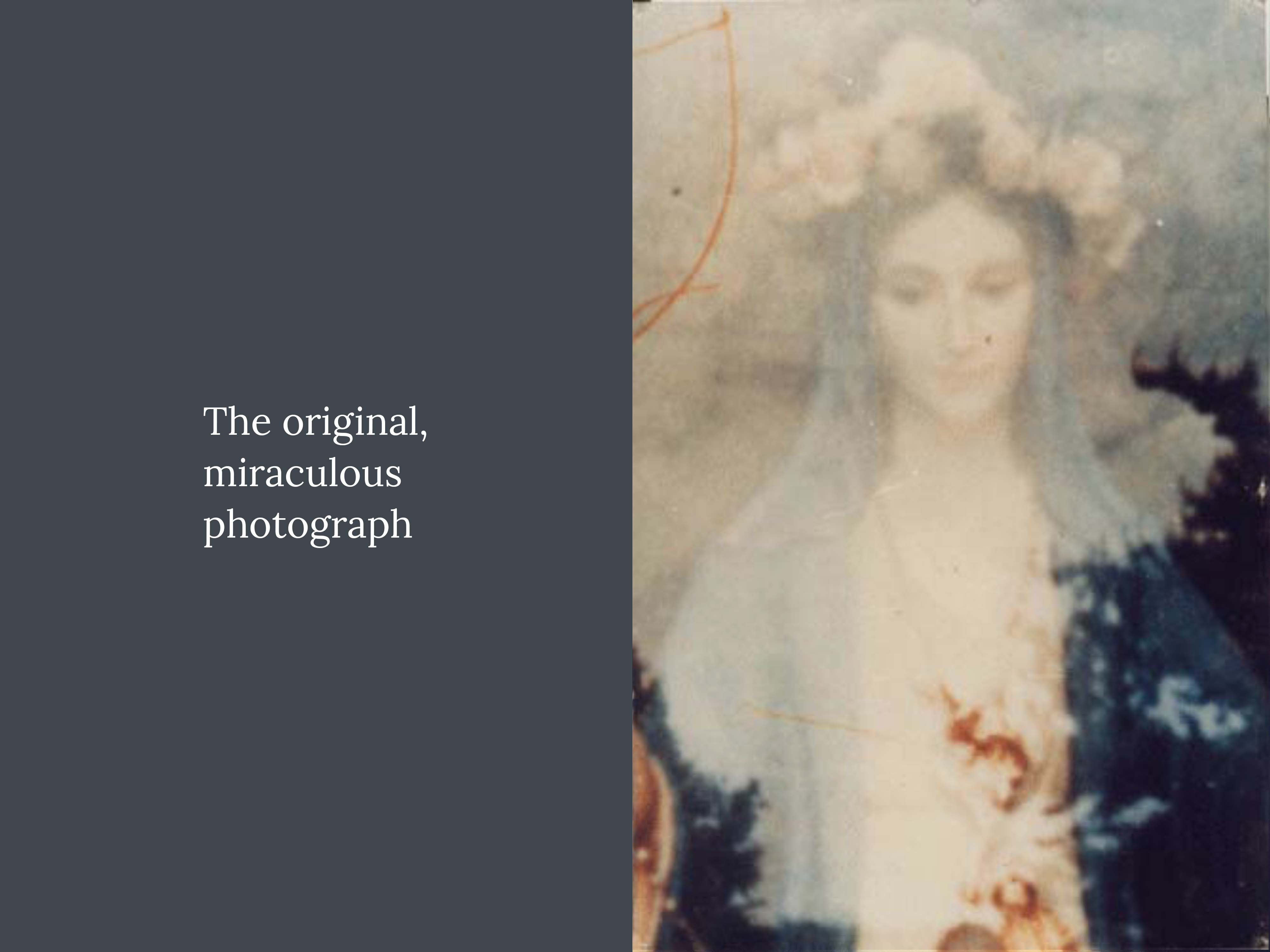 Miraculous Photograph Of The Blessed Virgin Mary