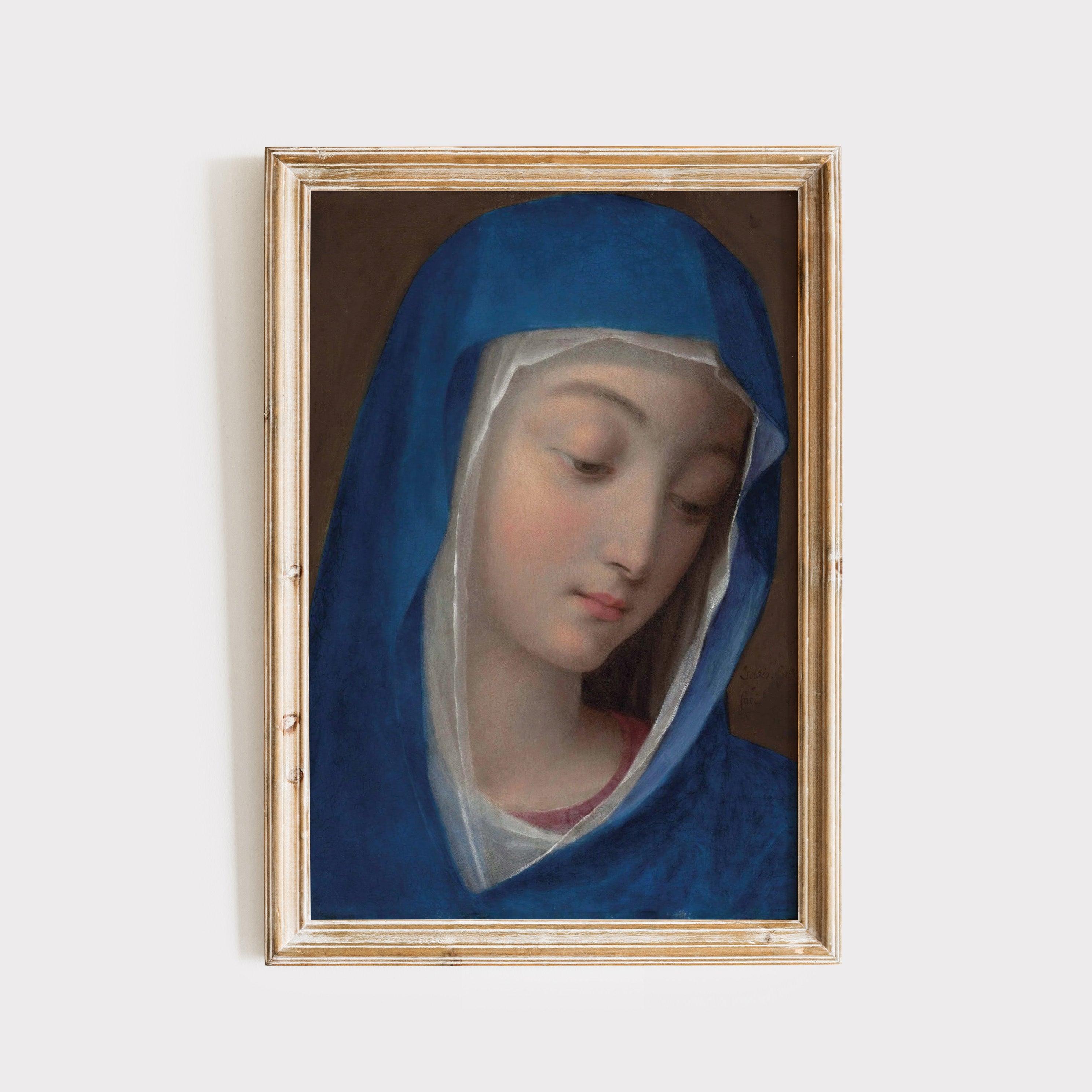 Blessed Virgin Mary Art Print (Scipione Pulzone)