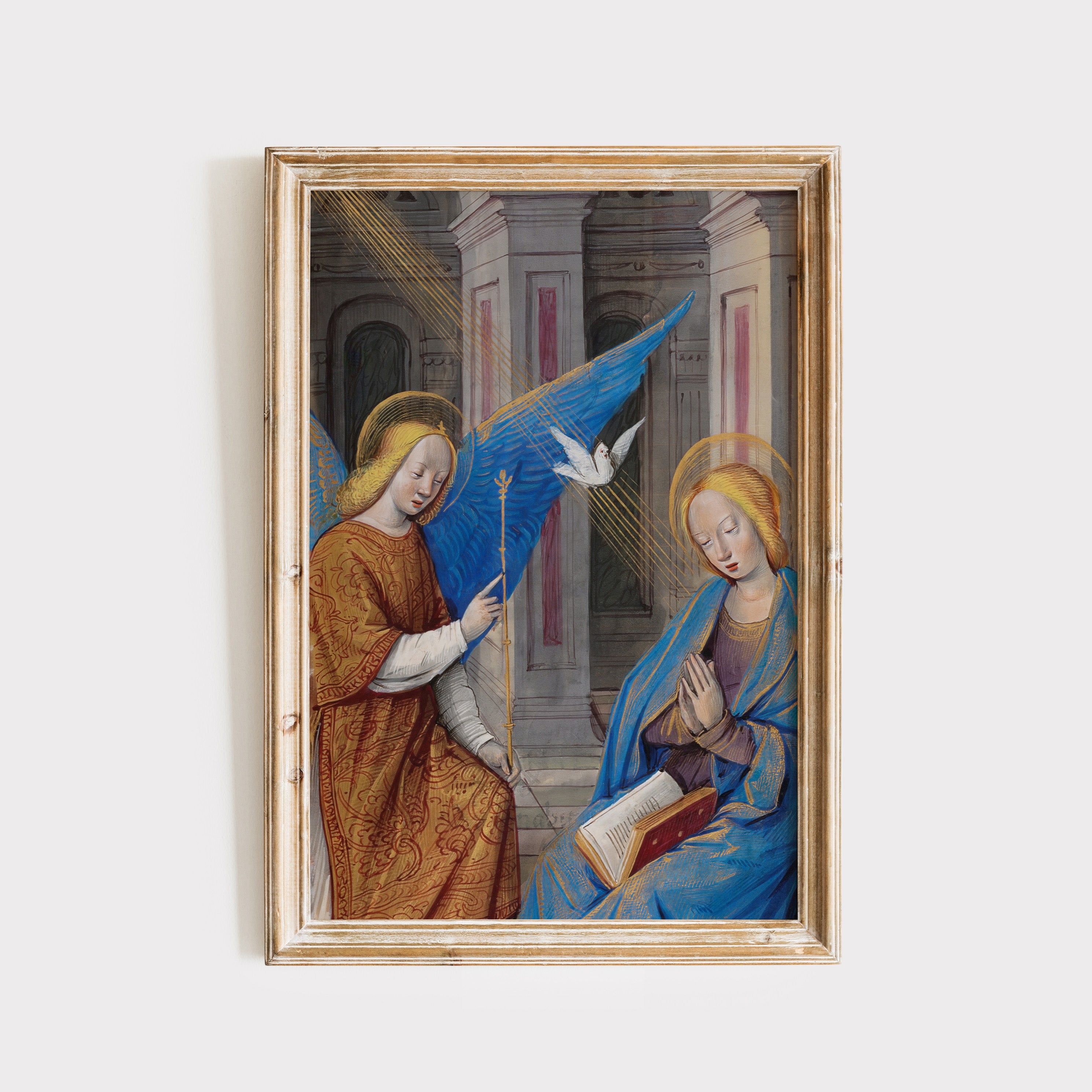 Annunciation of the Blessed Virgin Mary Art Print (16th Century)